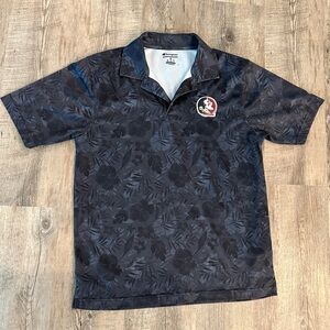 FSU Champion Tropical Grey Polo